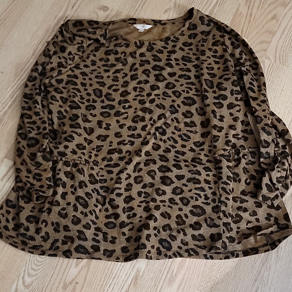 Terra & Sky cheetah shirt 2x